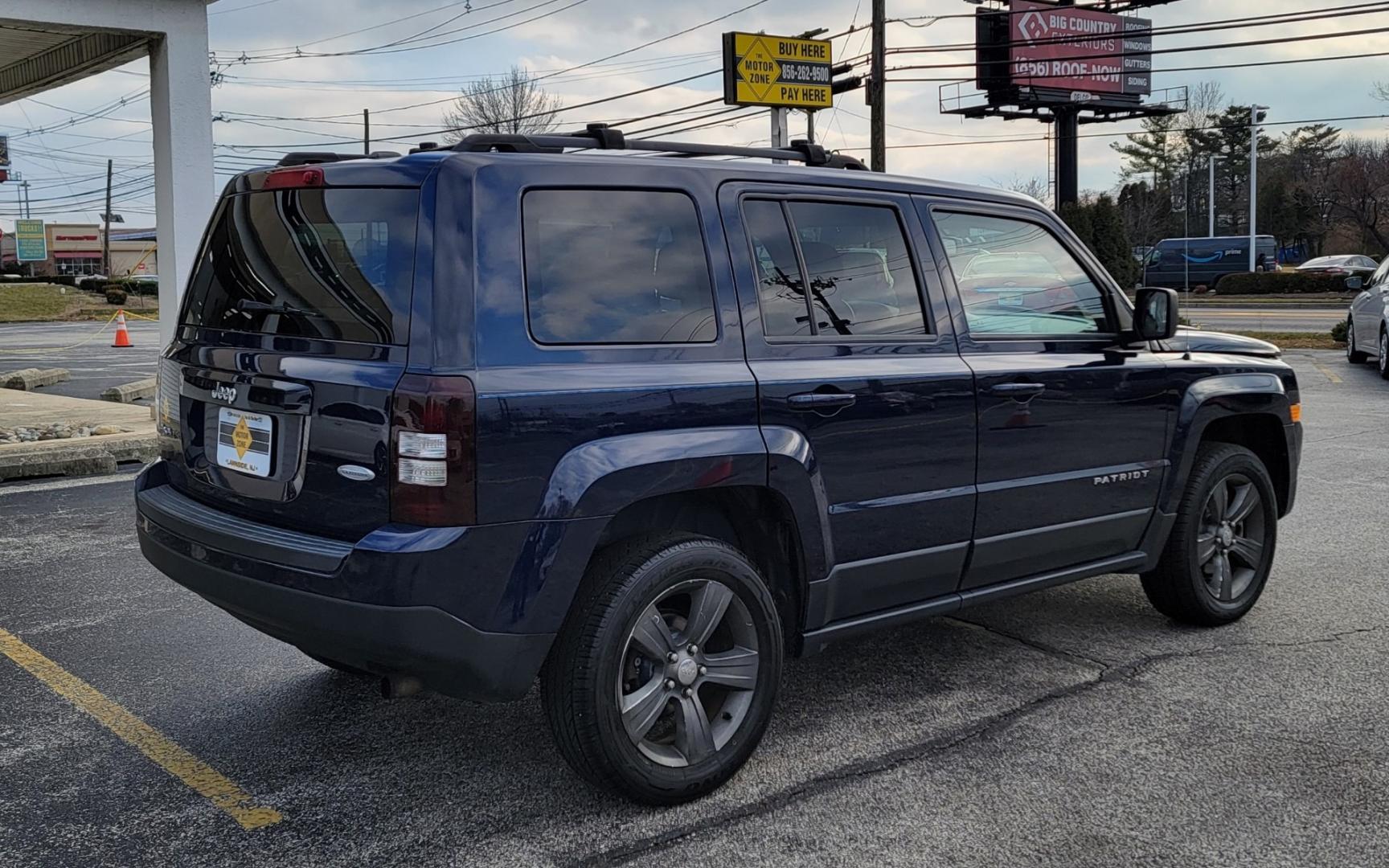 2015 Blue /Black Jeep Patriot Latitude (1C4NJRFB0FD) with an 4-Cyl, 2.4 Liter engine, Automatic transmission, located at 341 N White Horse Pike, Lawnside, NJ, 08045, (856) 262-9500, 39.855621, -75.027451 - Photo#3